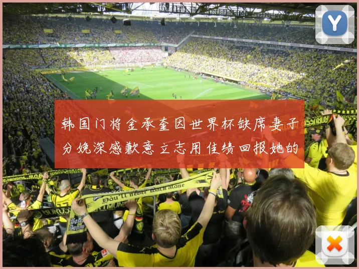 韩国门将金承奎因世界杯缺席妻子分娩深感歉意立志用佳绩回报她的支持